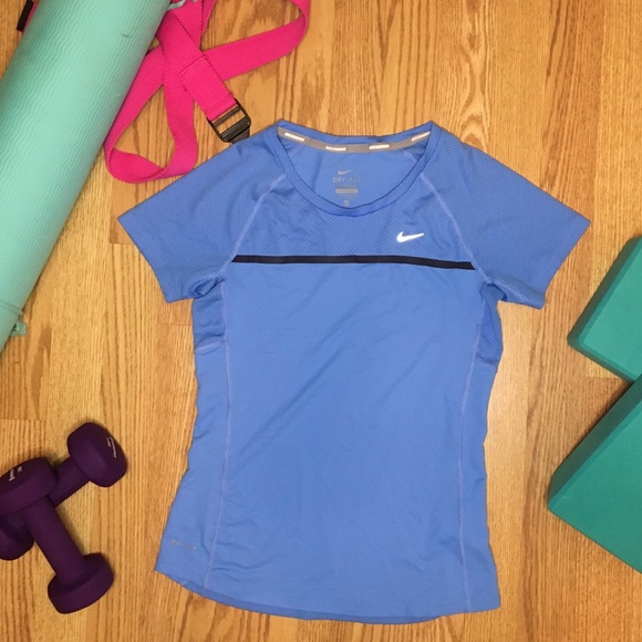 Blue Nike Top Shirt Dri Fit - Picture 1 of 8